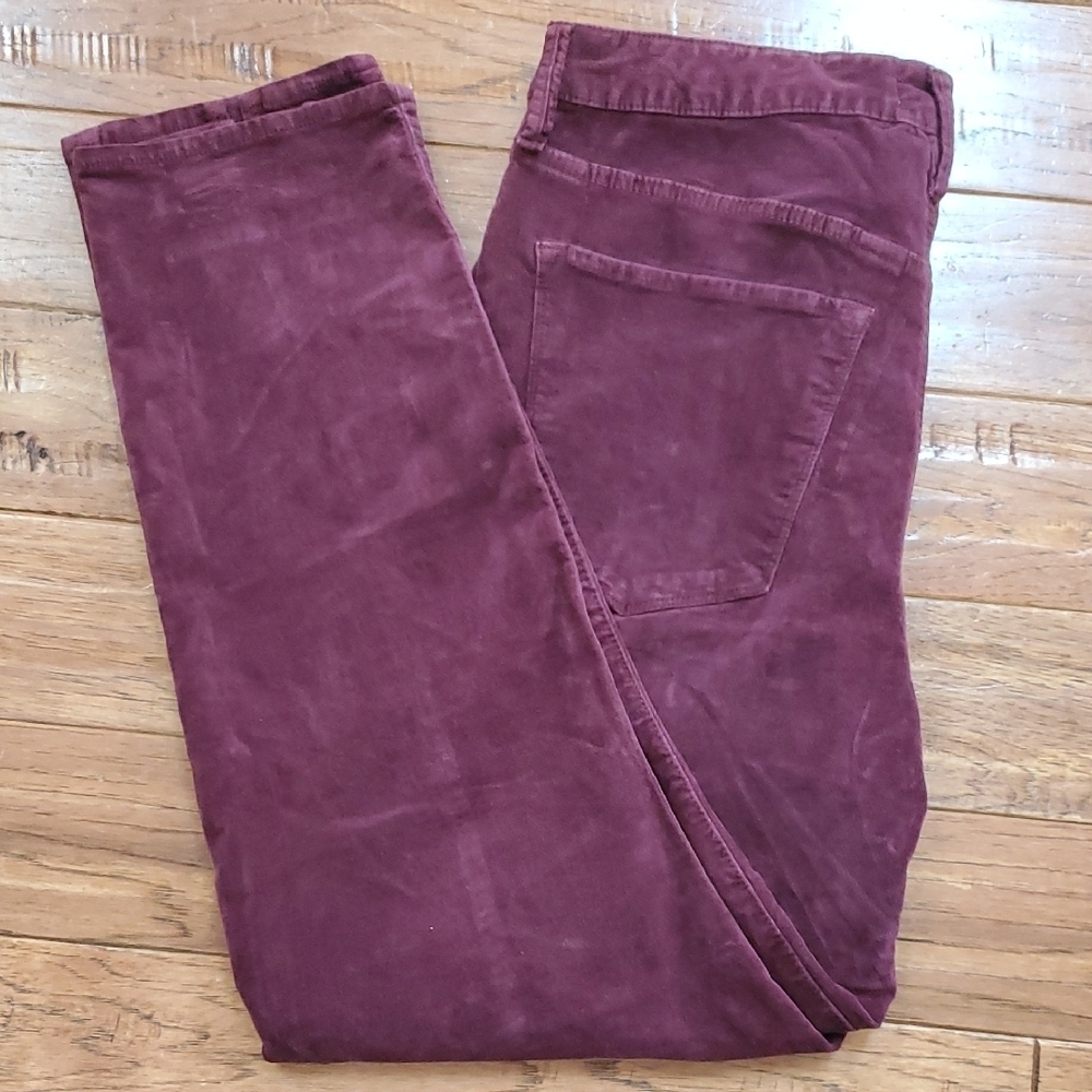 Dear John Stella Straight Leg Velveteen Pants